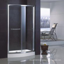 Sliding Bowfront Shower Door with Double-Side Easy Clean Nano Coating